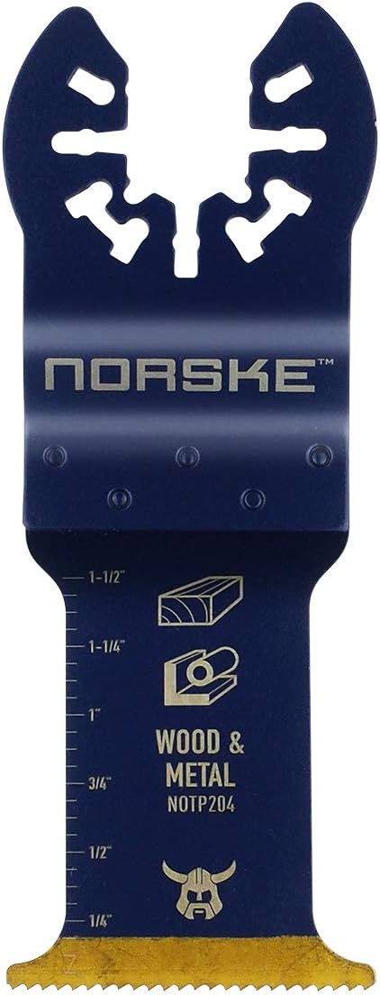 Norske Tools NOTP282 Various Wood/Metal Flush Bi-Metal Blade (3/Pack) for Oscillating Tool Accessories