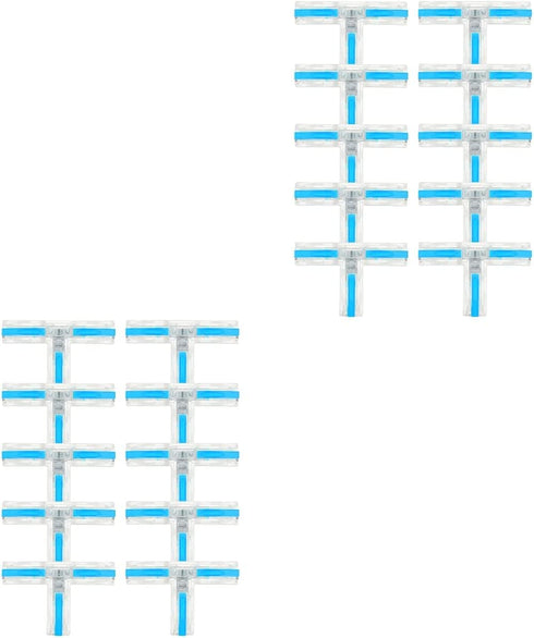 Scicalife 20pcs Butt Splice T-Type Butt Connector Crimp Connectors, Insulated Electrical Waterproof Terminals
