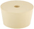 Rubber Stopper, Size 10, Drilled