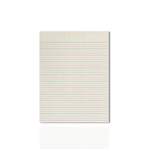 School Smart Zaner-Bloser Paper, 500 Sheets White, 1/2 Inch Ruled, 8 x 10-1/2 Inches