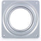 Glomora 4in Galvanized Steel Rotating Plate Display Base for Cake, Kitchen Cabinets, Monitor,