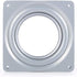 Glomora 4in Galvanized Steel Rotating Plate Display Base for Cake, Kitchen Cabinets, Monitor,