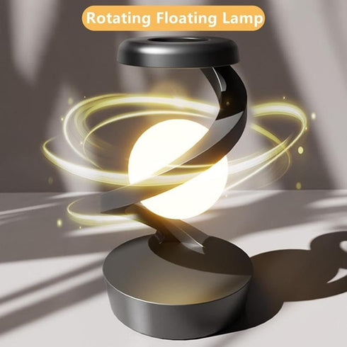 Generic 15w Creative Design Table Lamp, Rotatable Hanging Light with Wireless Charging Function, Modern RGB Color
