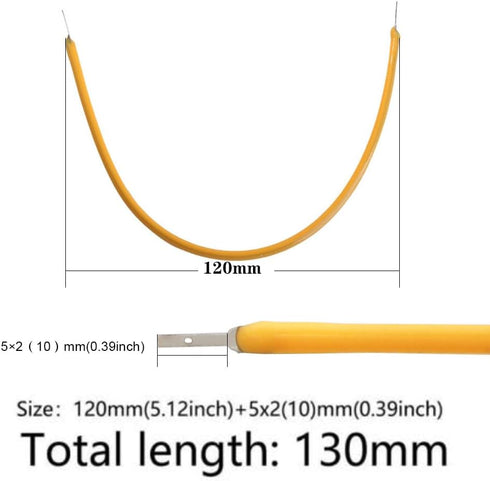Seadiquiet 130mm Bulb 3v Bulb Bulbs Red Edison Cob LED Filament Flexible Lamp Parts Warm Light Edison Light Accessories