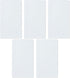 Koqye A6/A7 Cash Envelope, Loose Leaf Binder Dividers with Pockets for Budgeting Cash & Expense Envelopes (A6 Clear)