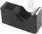 Desktop Tape Dispenser, Non-Skid Base, Colorful Heavy Duty Cute Tape Dispenser for Office, Black