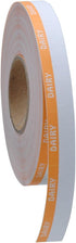 Monarch Specialties 1110 16 1 Orange Reverse on White DAIRY Labels to fit Monarch Pricing Guns. Rolls with Free Ink