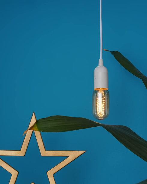 5.9ft E26 Switch(Bulb HESSION Pendant Light Cord, Hanging Light Cord, Plug in Light fixtures, DIY Latern Light Cord
