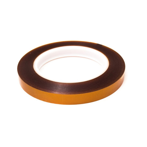Double-Sided Polyimide Tape, Amber, 0.25 Inches