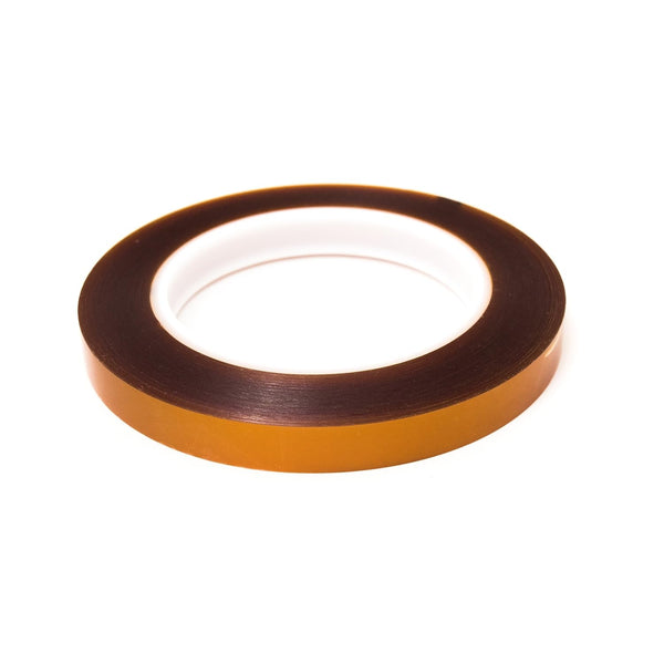 Double-Sided Polyimide Tape, Amber, 0.25 Inches