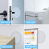 Transparent Door Stopper Wall Protector, 3 Pcs Large Round Door Knob Shield, 3.54 Inches Soft Rubber Bumper, Clear