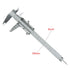 Vernier Caliper, 6 Inch/150mm Professional Micrometer, Stainless Steel Measuring Tool for Depth and Step Measurements