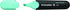 Schneider Job Pastel Highlighter, Chisel Tip, 1 + 5 mm, Black Barrel, Turquoise Ink, Box of 10 (1523)