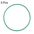 uxcell Fluorine Rubber O-Rings, 45mm OD 42mm ID 1.5mm Width FKM Seal Gasket for Machinery Plumbing, Green, Pack of 5