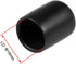 uxcell 50pcs Black Rubber End Caps, 14mm ID Vinyl Round Tube Bolt Cap Cover Screw Thread Protectors
