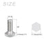 Hex Bolts 20Pcs (1/4-20x5/8") - 304 Stainless Steel UNC Fully Threaded Hex Head Screw Bolt for Furniture Repair, Silver