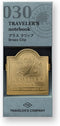 DESIGNPHIL Traveler's Notebook, Brass Clip, Airplane Pattern, 43090006