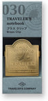 DESIGNPHIL Traveler's Notebook, Brass Clip, Airplane Pattern, 43090006
