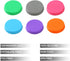 Emptycolor 6 Pack Silicone Soda Can Cover, Reusable Soda Can Lids to Keep Carbonation, BPA Free Pop Can Caps Tops