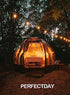 PERFECTDAY G40 25 Bulbs 27 Solar String Lights, Shatterproof LED Solar String Light Outdoor Umbrella Lights with - Ft