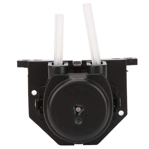Peristaltic Pump, Dosing Pump DC 6V DIY Miniature Silent Liquid Pump, Self-Priming Pump (No plug-6V Right angle black)