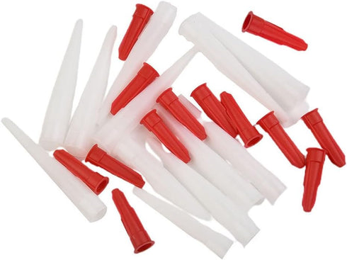 Caulk Extension Nozzle, Sausage Caulking Gun Tips for Sealing and Preserving, Applicator Replacement Tool Supplies