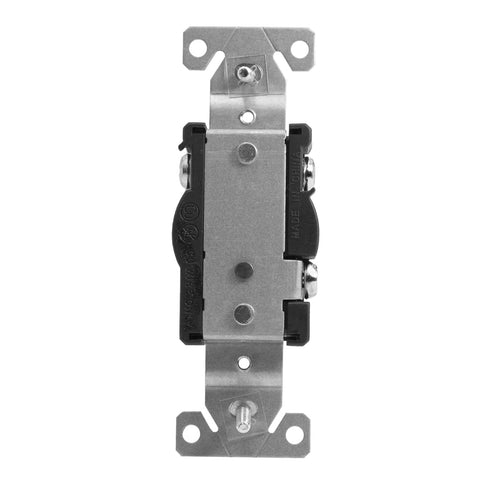 Maxxima 20A Single Receptacle Outlet - 2 Pack, 125 VAC Commercial Grade White Electrical Outlet