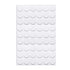 uxcell 1 Sheet/54Pcs Screw Hole Cover Stickers, 21mm Dia PVC Self Adhesive Caps for Wood Furniture