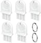Qoaimu Universal Dispenser Key, 5 Pack Toilet & Paper Towel Key Replacement