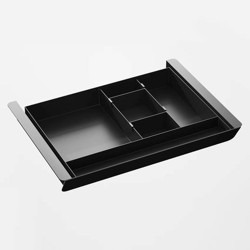 Under Desk Mounted Sliding Pull-out Drawer with Pencil Tray, 17'' x 13.5'' Large Storage Organizer for Workstation