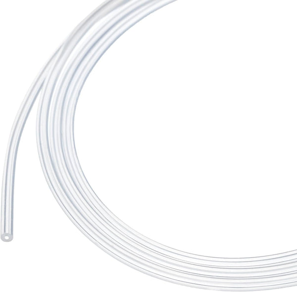 1m(3.3ft) Silicone Tubing, 0.5mm ID x 2mm OD Clear Industrial Plastic Tubing for Pump Siphoning Irrigation