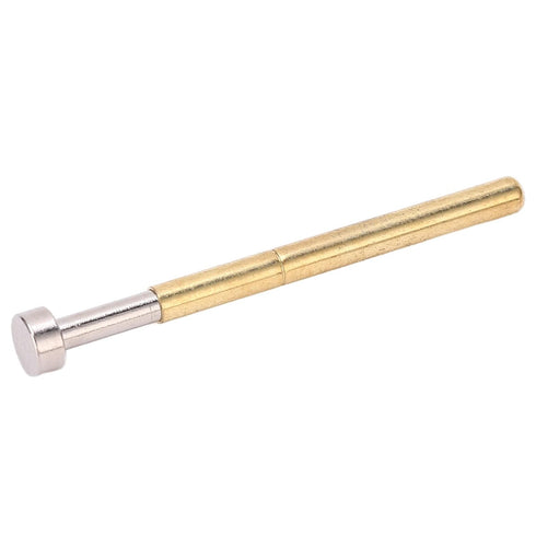 100pcs PCB Testing Pogo Pin Brass Flat Head Spring Test Probe, 2.36mm Tube Diameter, 34mm Length