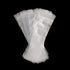 3 x 12" Long Jewelry Bags, Clear 100pcs Clear Necklace Bags with Hang Hole, Poly Zip Seal Storage Bags for Packaging