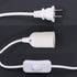 Swpeet 4 E26 10.86 Inch Pcs Hanging Lantern Cord with On/Off Switch, Light Socket with Extension Cord Cable, White