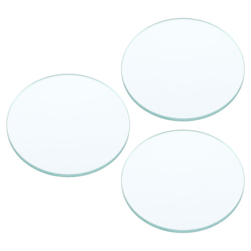 PATIKIL 12" (300mm) Focal Length Flat Convex Lens, 3 Pack 50mm Diameter Glass for Physics Experiment