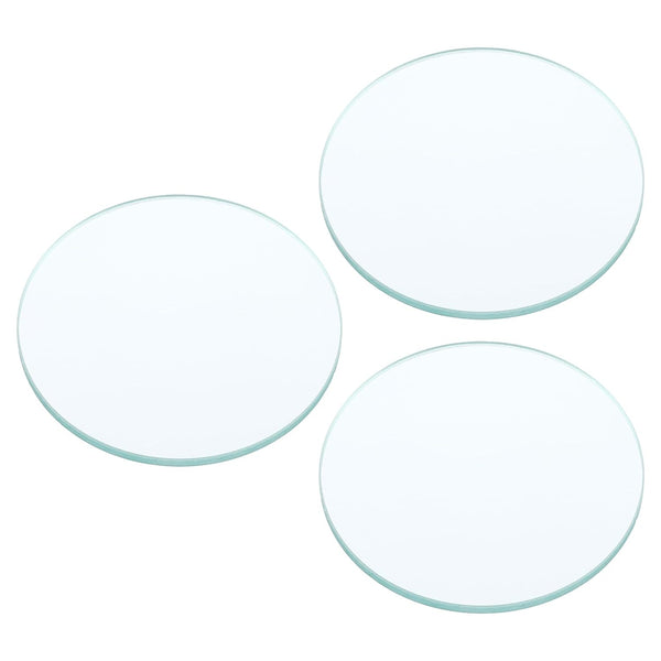PATIKIL 12" (300mm) Focal Length Flat Convex Lens, 3 Pack 50mm Diameter Glass for Physics Experiment