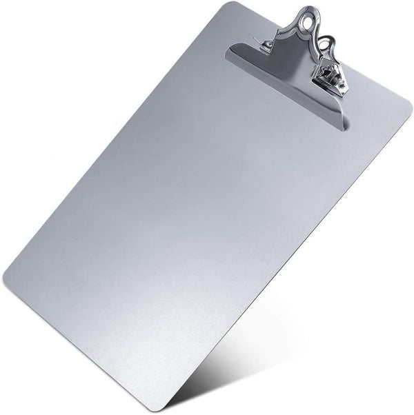 Metal Clipboard - Heavy Duty Aluminum Clipboard with High Capacity Clip for Letter Size and A4 Paper