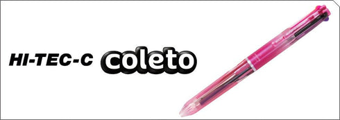 Pilot Hi-tec-c Coleto 5 Color Multi Pen Body Component, Basic & Pearl Pattern, 4-pack