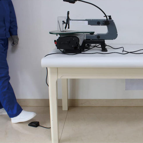 Foot Switch Pedal, Momentary Operated Control ON Off Switch, Nonslip Power Electric Controller for Woodworking