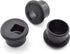SDTC Tech 3-Pack 1 Inch Black Plastic Desk Hole Wire Grommet Cable Cord Cover Organizers