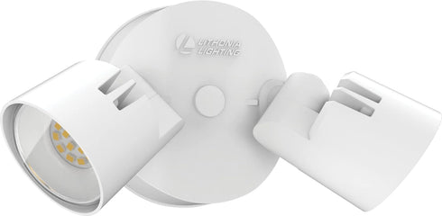 Lithonia Lighting HomeGuard 2-Light LED Outdoor Flood Lights, Wall or Ceiling Mount