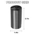 161-193 uf/MFD 110-125 VAC CD60 Universal Round Motor Start Capacitor for AC Motors, Pool Pump, Well Pump