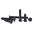 M5 x 30mm Button Head Socket Cap Screws - 50 pcs, Grade 10.9 Alloy Steel, Black Oxide Finish, Full Machine Thread