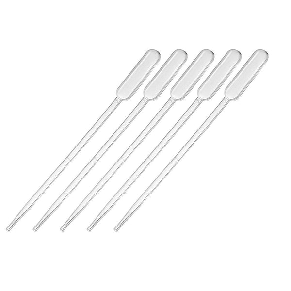 uxcell 20 Pcs Clear Disposable Pipettes 0.5ml, 112mm Length Liquid Droppers for Lab
