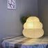 2 Pack Bedside Table Lamp Paper and Chrome Standing Lamp Room Decoration Festival Lantern Light Nightstand Desk Lamp