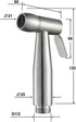 IJPDXOLBQ HandheldSprayer,Toilet Sprayer Head Stainless Steel HandheldSprayer Cloth Bathroom Diaper Sprayer for Kitchen