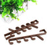 canjoyn 5 Layers Over The Door Hook Organizer Rack - Pack of 2 Hanger for Backpack Handbag (White)