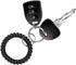 SENHAI 12 pcs Wristband Keychains & 6 pcs Key Tags, Plastic Coil Stretch Elastic Spring Bracelet Key Ring