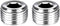 Joywayus 2Pcs Stainless Steel Internal Hex Countersunk Thread Socket Pipe Plug, 1/2"NPT Male