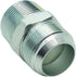 1 Piece Hydraulic Fitting Pipe Adapter 1-1/4" Male 37° Flare JIC(1-5/8"-12) x 1-1/4" Male NPT Plated Steel